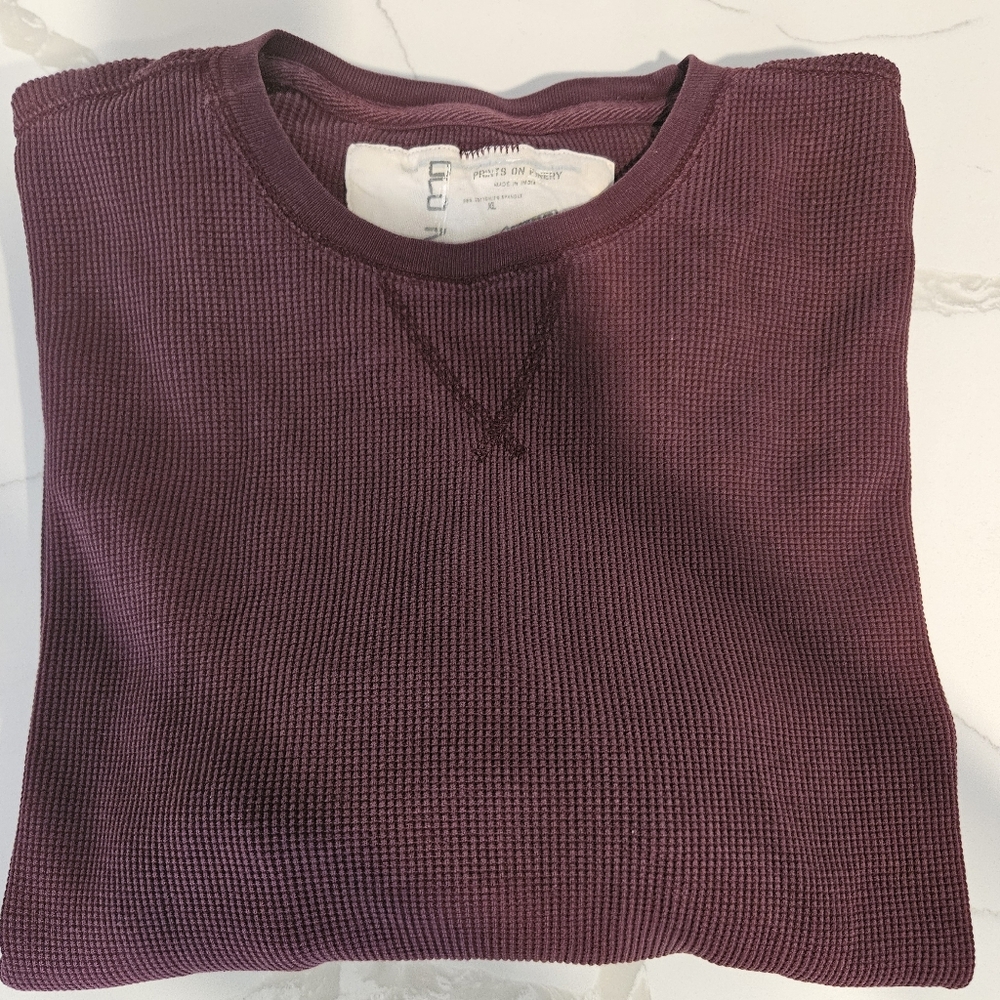 Men's Burgundy Shirt
